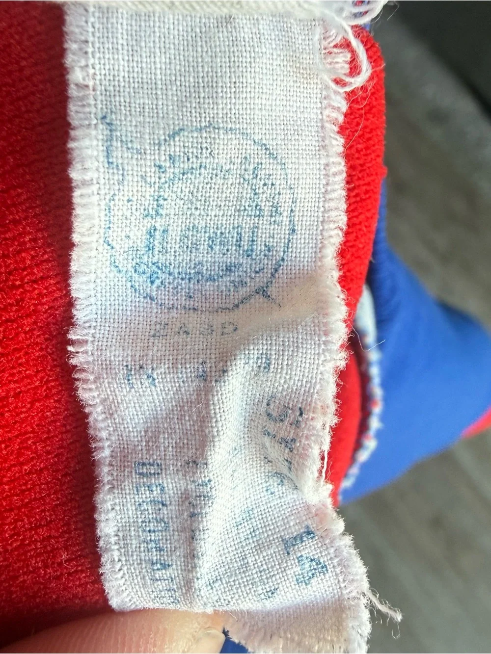 Vintage Girls Red White & Blue Striped One-Piece Leotard or Swimsuit 1970’s